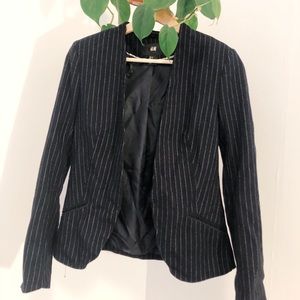 Blue stripe blazer